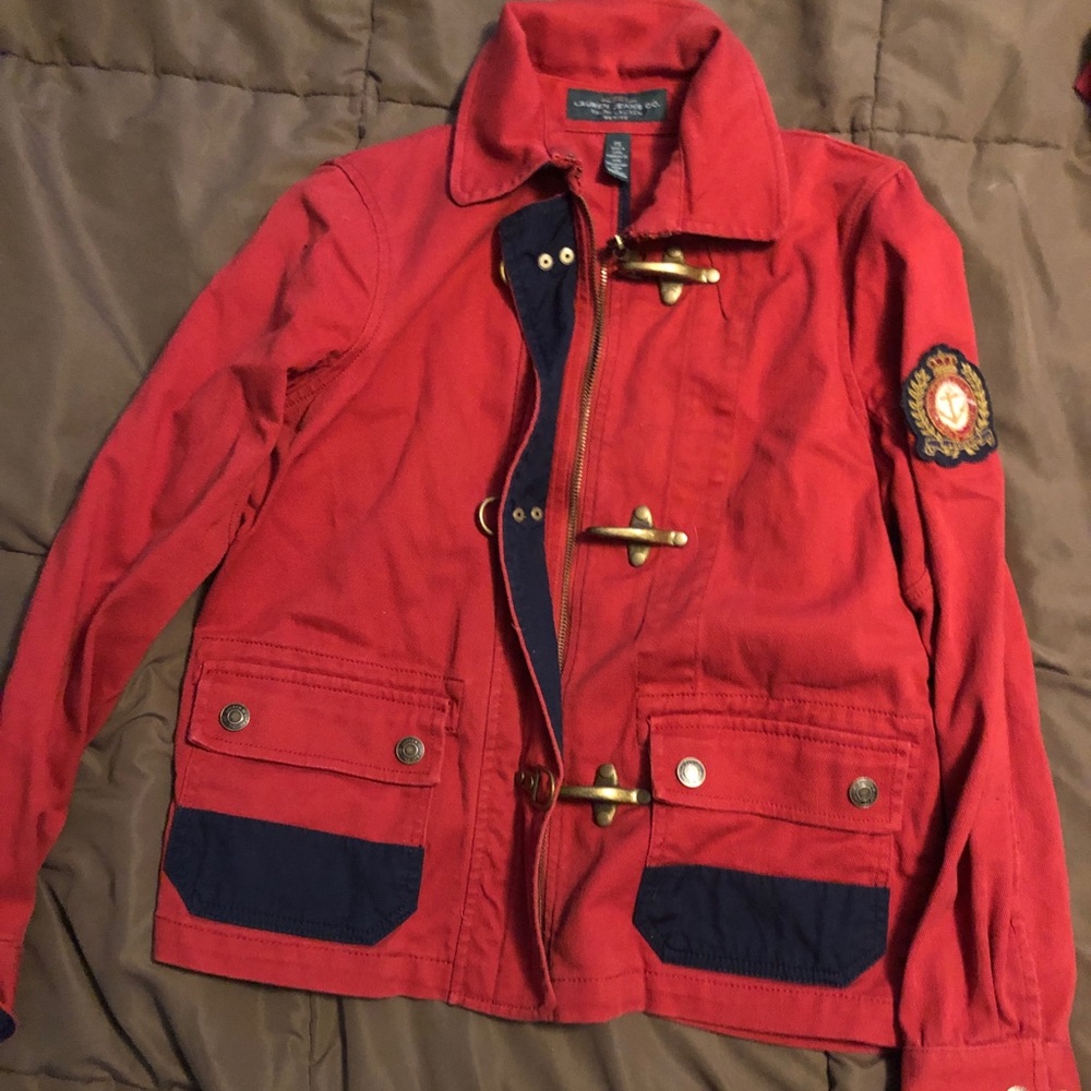 Ralph Lauren Jeans Co. Red Denim Jacket